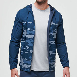Sweat à capuche zippé sérigraphié, design personnalisé, tissu confortable, fermeture éclair intégrale, pull décontracté - Product Image 1