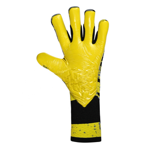 Gants de gardien de but de football professionnels en cuir PU allemand, antidérapants, légers, à doigts complets, fermeture à enfiler, haute qualité - Product Image 3