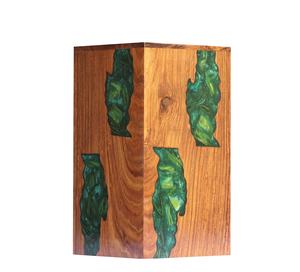 Urnas de cremación de resina de palisandro para cenizas humanas, urnas de entierro para adultos para columbario, caja de madera, cenizas funerarias grandes - Product Image 4