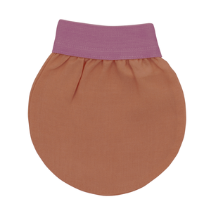 Gant exfoliant pour le visage rose saumon turc - Product Image 1