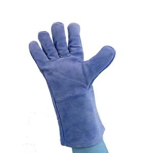 Gants de soudage de travail en cuir de vachette fendu à séchage rapide Gants de soudage en cuir en gros - Product Image 5