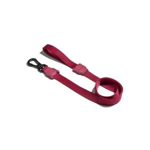 Laisse Rétractable Bordeaux pour Chien, Corde Réglable et Durable, Harnais Rembourré Confortable, Collier à Motif Uni, Accessoire de Dessin Animé - Product Image 2