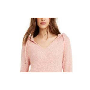 Felpa con Cappuccio Extra Large Rosa Mélange per Ragazze Crave Fame, Tessuto Lavorato a Maglia con Funzione Anti-Pilling - Product Image 2