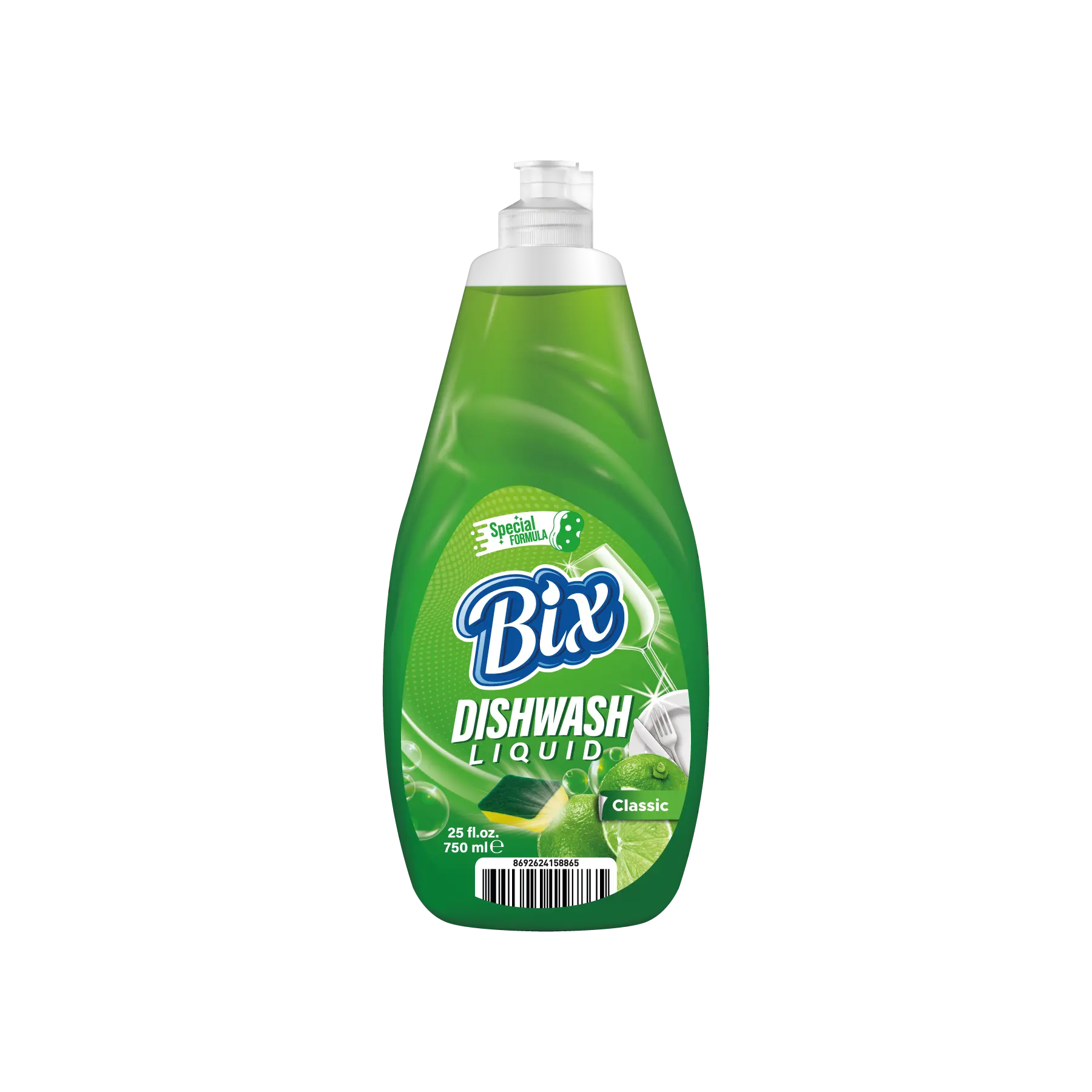 BIX-منظف سائل للاستخدام المنزلي ، سعة 750 مللي ، منظف كلاسيكي لغسل الأطباق ، للبيع بالجملة