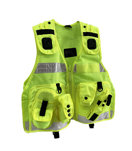 Chaqueta de seguridad de alta resistencia Hi Vis de la compañía Vietnamita Chaqueta reflectante de protección ligera hecha de poliéster - Product Image 1