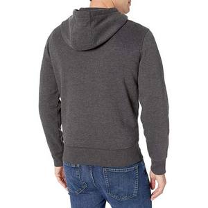 OEM personalizado Logo Plain Oversized Basics hombres sudaderas con capucha sudadera canguro bolsillos 100% algodón contraste sudaderas 380GSM - Product Image 5