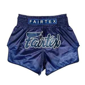 Shorts de boxe décontractés pour hommes personnalisés en gros 100% polyester conception solide dernier style élastique taille moyenne tricoté respirant - Product Image 1