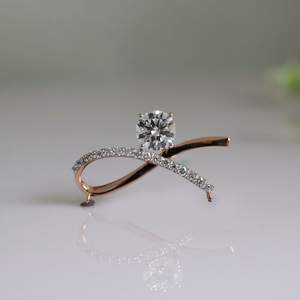 Pendentif en diamant rond brillant infini de 1,20 ct de qualité supérieure pour elle, bijoux élégants, fournisseur en gros - Product Image 6