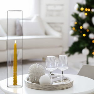 HST2514 - Clear <b>Hurricane</b> <b>Candle</b> Shade Chimney Tube [No Bottom] - 2.5 x 14 - Product Image 6