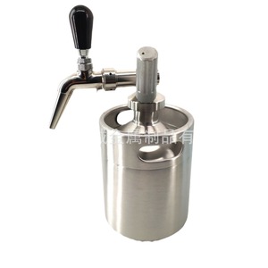 Venta caliente de plata portátil de acero inoxidable <span class=keywords><strong>Brew</strong></span> Nitrógeno Infusión Barril de café <span class=keywords><strong>Nitro</strong></span> <span class=keywords><strong>Cold</strong></span> <span class=keywords><strong>Brew</strong></span> <span class=keywords><strong>Coffee</strong></span> <span class=keywords><strong>Maker</strong></span> - Product Image 5