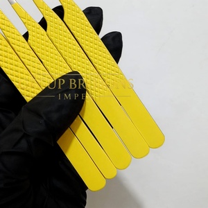 Meilleures pinces à cils GETUP BROSONS IMPEX anti-magnétiques et anti-statiques, longueur 10 mm, isolation/courbe personnalisées, couleur jaune, en acier inoxydable - Product Image 3