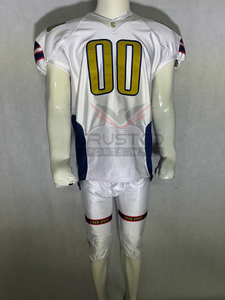 Jersey de Fútbol Americano de Malla, Transpirable, de Secado Rápido, Manga Corta, Tallas Grandes, OEM, Bordado Personalizable, MOQ Bajo - Product Image 6
