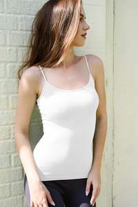 Womens Casual Camisole Knitted Lace Stretch Soft Fabric <b>Spaghetti</b> <b>Strap</b> Breathable Quick Dry Comfortable Fit Everyday Innerwear - Product Image 6