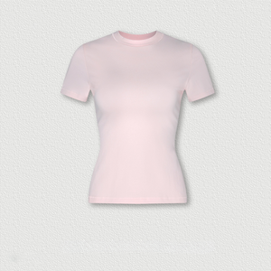Magliette da <span class=keywords><strong>Donna</strong></span> Personalizzabili con Logo, Alta Elasticità, Slim Fit, in <span class=keywords><strong>Cotone</strong></span> e Spandex, Vendita all'Ingrosso - Product Image 4