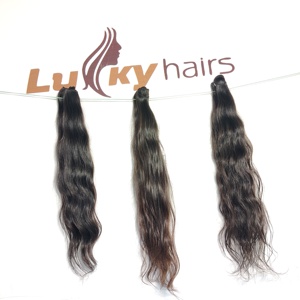 Extensions de cheveux vierges naturels non traités cuticule alignée traitement chimique Texture droite libre brut indien vietnamien humain - Product Image 3