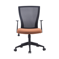 Chaises de bureau inclinables à dossier bas avec hauteur d'assise réglable chaise de bureau en maille pivotante