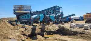 Usine mobile portative de criblage et de lavage de sable avec composants de noyau de pompe et d'engrenage pour l'application de minerai - Product Image 4