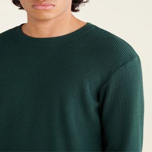 Pull pour femmes du fabricant personnalisé OEM-imprimé de lettres, solide, à manches longues, haut court décontracté - Product Image 4