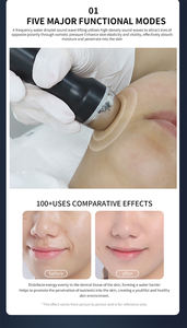 Máquina Ultrasónica de Cuatro Frecuencias Libre de Impuestos de Corea, Levantador de Gotas de Agua para Reafirmar la Piel, Lifting Facial, Cepillo de Limpieza Facial - Product Image 5