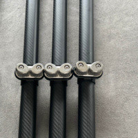 Mât d'auvent compact en fibre de carbone de 2 m, extensible, stable, léger et robuste pour yacht