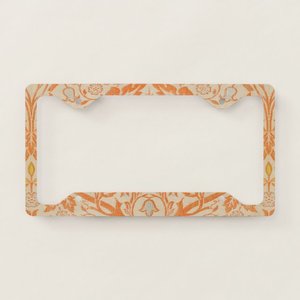 Marco para matrícula con diseño de tapicería Golden Bough de William Morris - Product Image 1