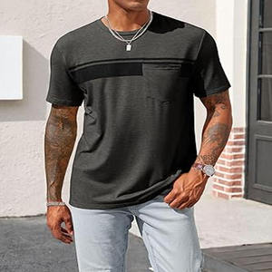 Venta al por mayor de algodón de alta calidad Unisex High Street Oversized verano sublimado camiseta para hombres camiseta de talla grande para hombres camisetas - Product Image 3
