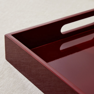Bandeja de servicio de laca rectangular hecha a mano de alta calidad para restaurante y hotel hecha en Vietnam - Product Image 3