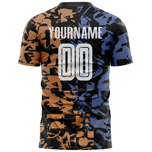 Camiseta de fútbol personalizada sublimación impresa equipo uniforme de secado rápido camiseta de fútbol de alta calidad al por mayor OEM ODM entrenamiento de fútbol - Product Image 2