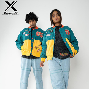 Veste de baseball universitaire de haute qualité pour hommes, vêtements d'extérieur de sport à la mode personnalisables avec broderie de lettrage pour l'hiver - Product Image 3