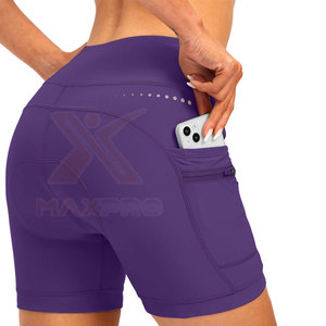 Shorts de sport pour femmes respirants de haute qualité, prix bas, best-seller, sur mesure, en spandex/polyester, écologiques - Product Image 2