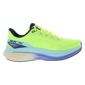 Skechers Max Cushioning Propulsion <b>Womens</b> <b>Shoes</b> Color: Lime/<b>Navy</b> 100% Authentic - Product Image 3