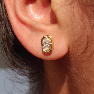 ต่างหูเพชรแบบติดหู Gatsby - Product Image 1