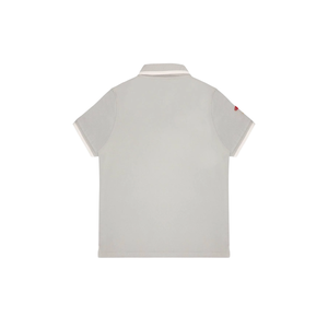 Camiseta Polo Gris Claro para Hombre, Cómoda, Informal, de Algodón, Elegante, de Manga Corta con Cuello en Contraste, Camiseta Moderna - Product Image 3