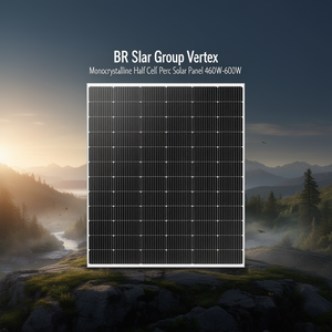 แผงโซลาร์เซลล์แบบโมโนคริสตัลไลน์ฮาล์ฟเซลล์ PERC ของบริษัท BR Solar Group รุ่น Vertex กำลังไฟ 460-600 วัตต์ - Product Image 3