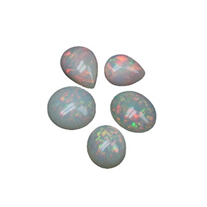 Qualité d'exportation 100% Naturel Ovale Et Poire Forme Éthiopienne Opale De Feu En Gros Cabochon Pierres Précieuses En Vrac OEM - Product Image 1