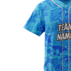 Cómodo equipo de tela nombre número uniforme de béisbol hombres usan conjunto de uniforme de béisbol de Softbol - Product Image 3