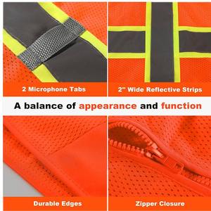 Nouvelle arrivée vêtements de sécurité gilet tactique Service OEM réfléchissant meilleure vente Protection de sécurité vêtements de travail gilet - Product Image 5