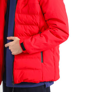 Trending Men's Lightweight Puffer Jacket <b>Winter</b> <b>Coat</b> with Hood Stand Solid Color Insulated Outerwear OEM Zipper Closure - Product Image 4