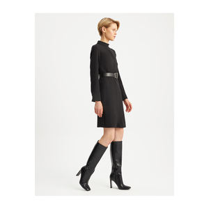BGN Belted <b>Dress</b> with Zipper Detailing - Product Image 2