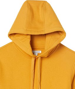 Sweat à capuche pull-over unisexe respirant et écologique avec cordon de serrage pour hommes et femmes impression en polaire tricotée française avec logo personnalisé 300g - Product Image 5