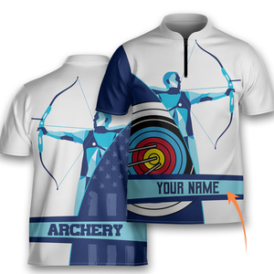 Camiseta de fútbol reversible para mujer deportiva con tiro con arco y nombre de equipo personalizado, camisetas polo informales de manga corta - Product Image 1