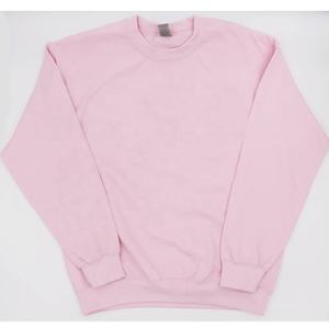 Jersey de lana de algodón bordado con estampado de alta calidad, cuello redondo sólido, logotipo personalizado, sudaderas de cuello redondo Unisex - Product Image 4