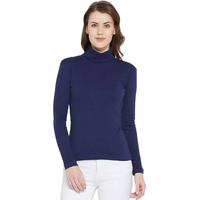 HiNecks pour dames en coton uni Chemise en coton de haute qualité à manches longues pour dames de créateur à la mode et au design de luxe