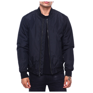Chaqueta Bomber hecha a medida para hombre Color sólido Oversize a prueba de viento e impermeable para deportes al aire libre Ropa de calle informal - Product Image 4