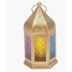 Style marocain islamique intérieur jardin suspendu lanterne à la main écologique couleur personnalisée maison décoration de noël fer fait - Product Image 3