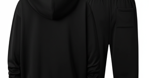 Survêtement d'hiver à capuche coupe classique |   100% coton |   Anti-bactérien et respirant |   Conception personnalisée - Product Image 6