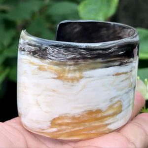 Buffalo Horn Natural Bangles <b>Bracelet</b> Crafting Buffalo Horn Hand Jewelry - Product Image 1