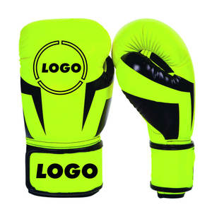 Gants de boxe en cuir robustes personnalisés avec fermeture antidérapante, équipement d'entraînement de haute qualité - Product Image 1