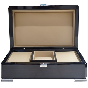 Tinh Tế Sang Trọng Bao Bì Hiển Thị Đàn Piano Sơn Mài Lưu Trữ Quà Tặng Đồng Hồ Bằng Gỗ Tổ Chức Hộp Gỗ - Product Image 4