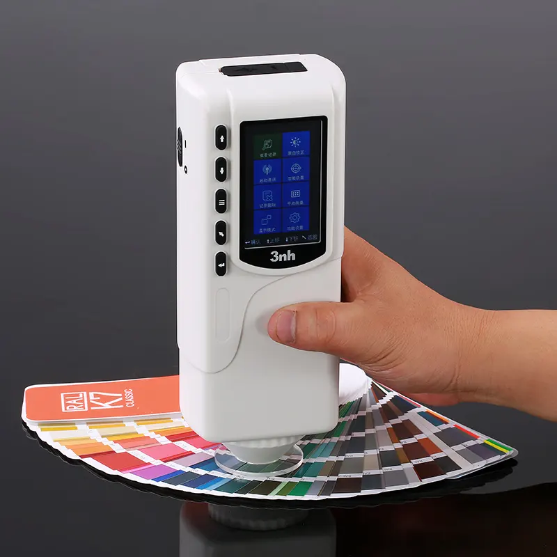 Cie L * A * B Colorimeter NR110 Phòng Thí Nghiệm Kỹ Thuật Số Xách Tay Máy Quang Phổ LED Nguồn Màu Meter